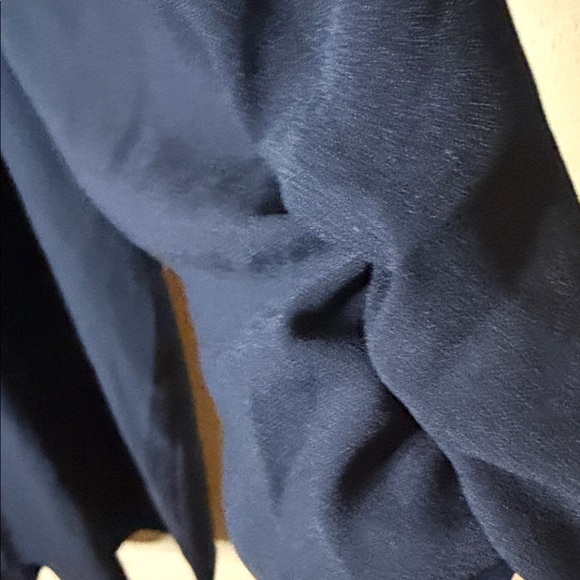 Lane Bryant navy blue front tie Dress with pockets - Picture 9 of 10